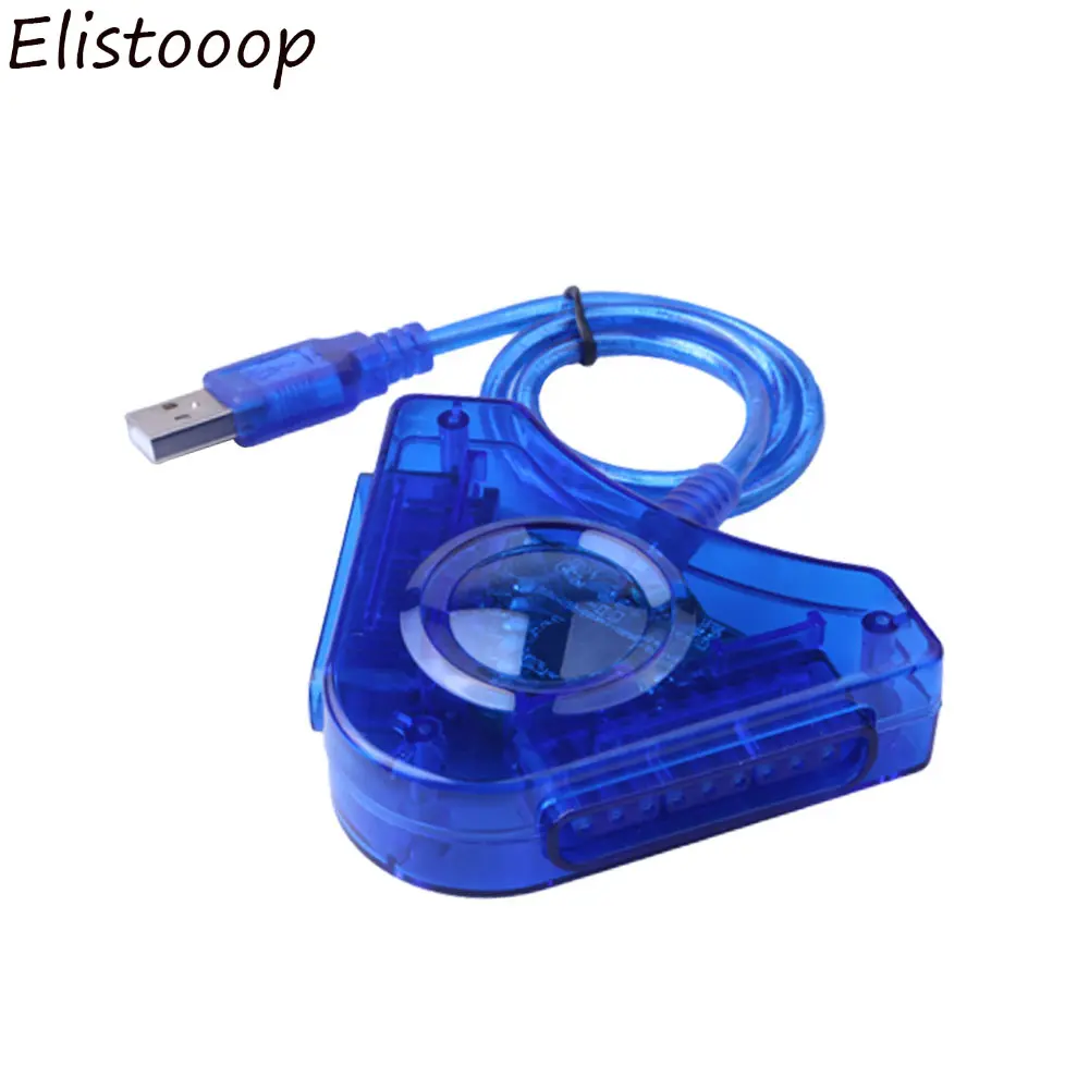 Joystick USB Dual Player Converter Adapter Cable Support Two Controller For PS2 Gamepad for Windows7/8/2000/ME/XP