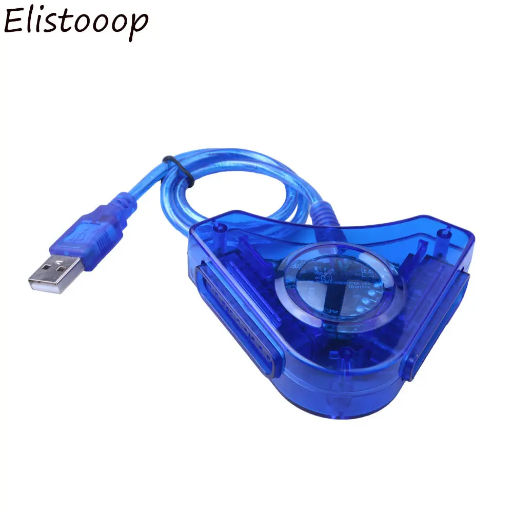 Joystick USB Dual Player Converter Adapter Cable Support Two Controller For PS2 Gamepad for Windows7/8/2000/ME/XP