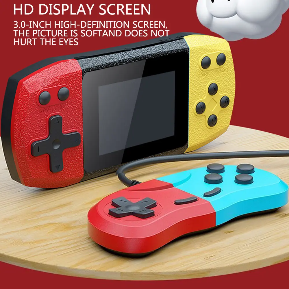 Retro Video Game Console Built in 620 Classic Games Portable Handheld Game Player Rechargeable Console AV Ouput