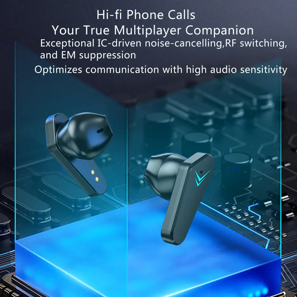 X15 TWS Wireless Earphone Bluetooth Headphone Low Latency Earbud Sport Gaming Headset Gamer with Mic For iPhone Xiaomi