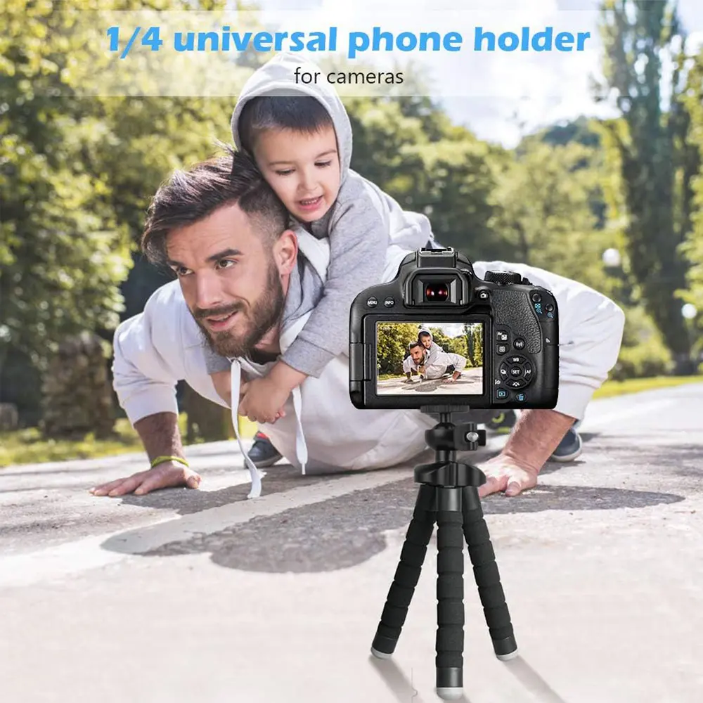 Mini Sponge Tripod Phone Holder 360 Degree Lazy Octopus Holder Clip Action Camera Tripod For Gopro huawei xiaomi Smartphone Sta