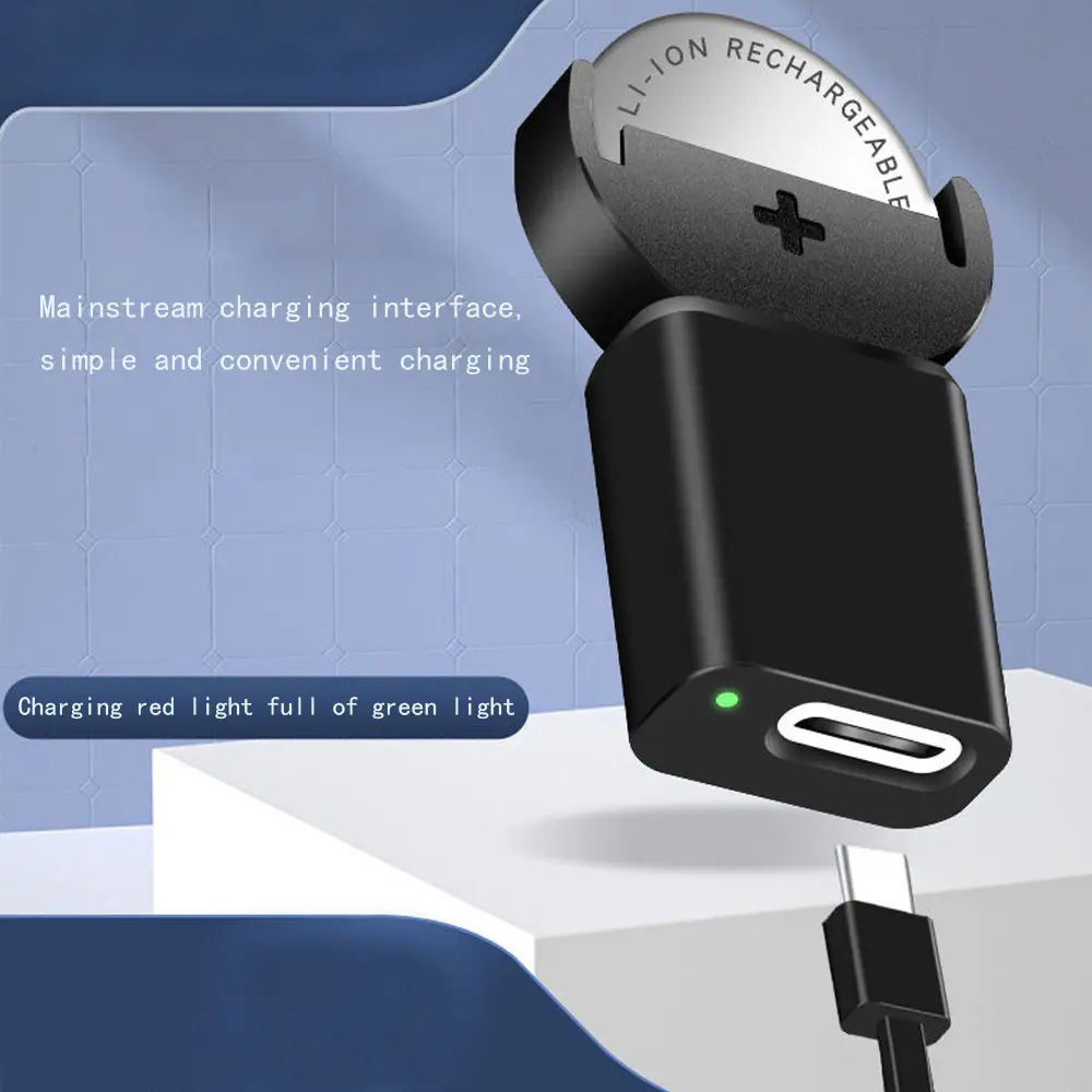 Rechargeable Li-Ion Coin Button Cells Charger for LIR2032 LIR1632 LIR2025 LIR2016 LIR2032H Batteries Power Charger