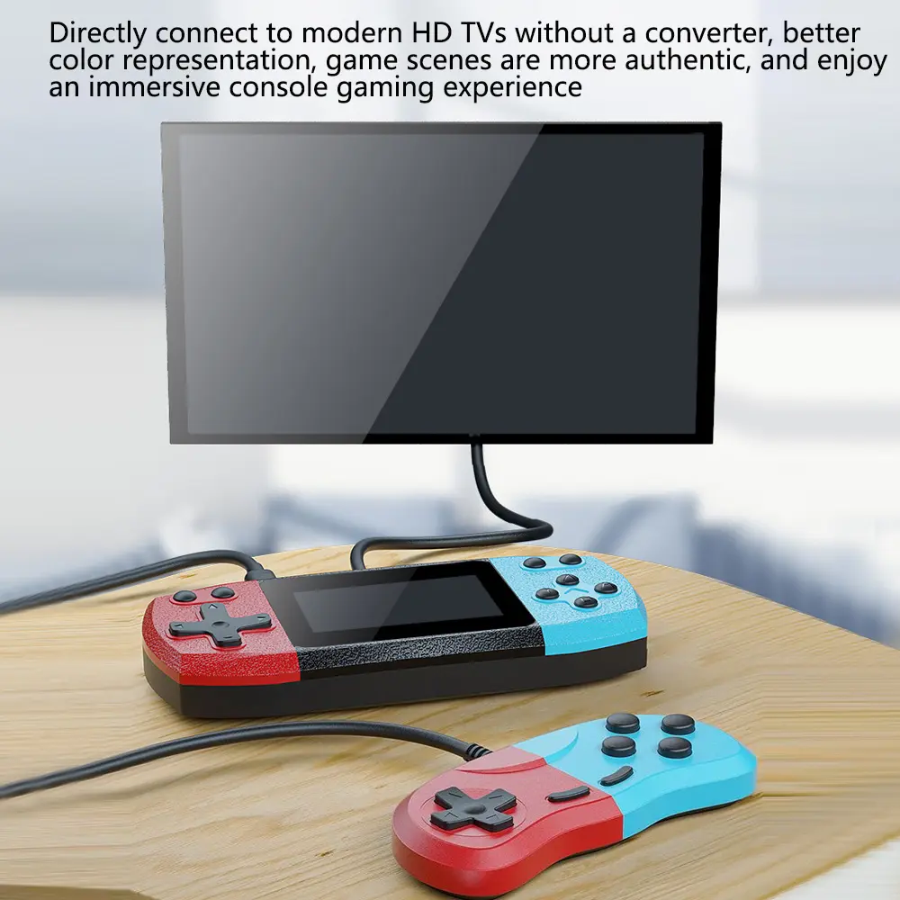 Retro Video Game Console Built in 620 Classic Games Portable Handheld Game Player Rechargeable Console AV Ouput