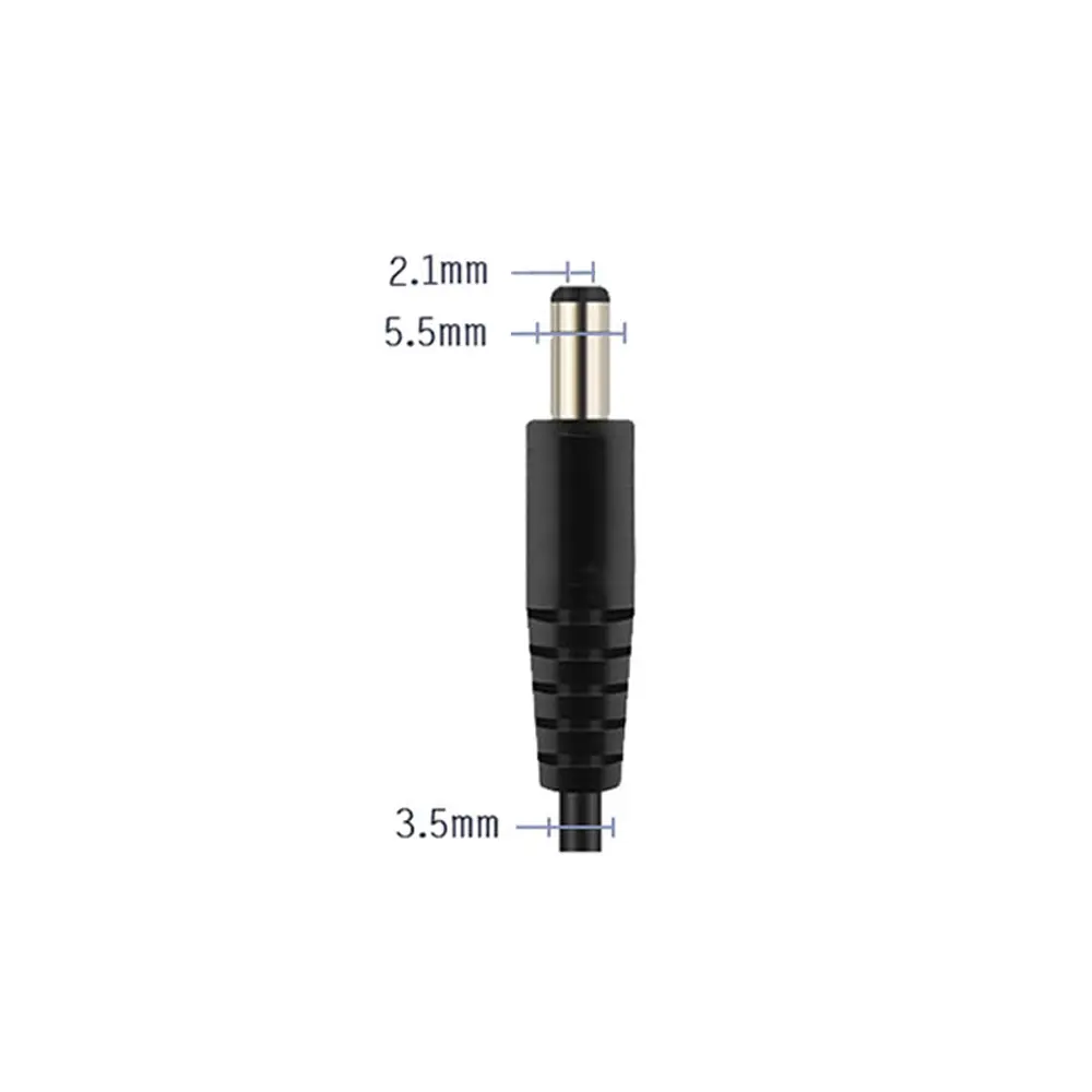USB To DC 5.5 * 2.1mm 5V Power Cable Male to Male USB Barrel Connector Charger Cable 80cm For Small Fan Router Speake