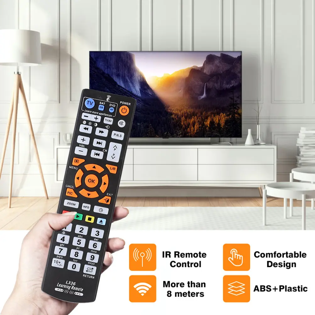 L336 Learning Remote Control Universal Smart IR Remote Control TV Remote Control For CBL DVD SAT STB DVB HIFI TV BOX VCR