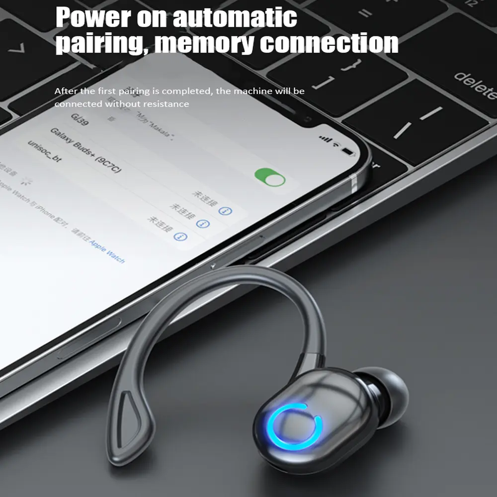 Wireless Bluetooth 5.2 Headphone  Waterproof Sport Earbuds Gaming HIFI Earphone HD Call Long Standby Headset For iPhone Xiaomi