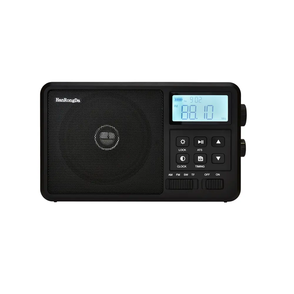 Full Band Radio Portable FM/AM/SW Receiver Bluetooth Retro Radio TF/USB Music Player with LCD Display 3.5mm Headphone Jack
