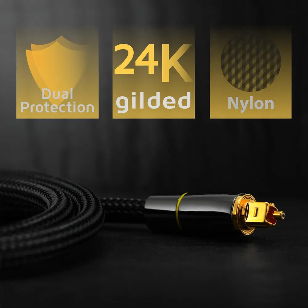 Digital Optical Audio Cable Toslink SPDI Coaxial Cable 1m 2m 3m 5m for Xbox 360 PS4 Amplifiers Fiber Cabl
