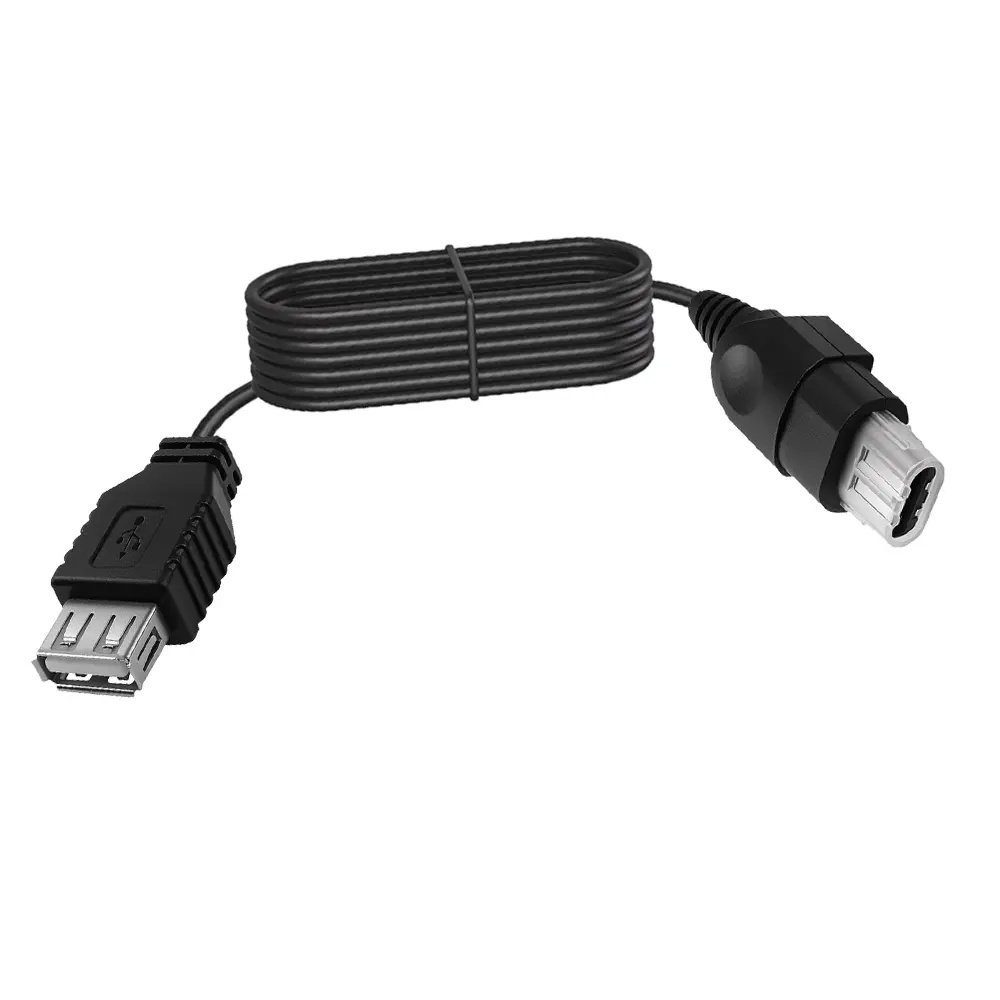 New 0.7m USB Cable For XBOX USB To Xbox Game Controller Adapter Convertion Cable AV Audio Video Cable For PC