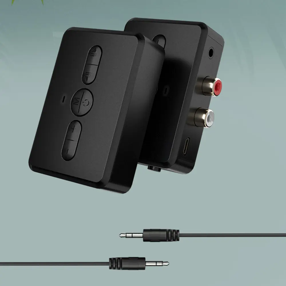 2 in 1 Bluetooth 5.0 Adapter Dongle Handsfree Audio Receivers Wireless Transmitters with AUX RCA 3.5MM Jack Stereo For PC TV