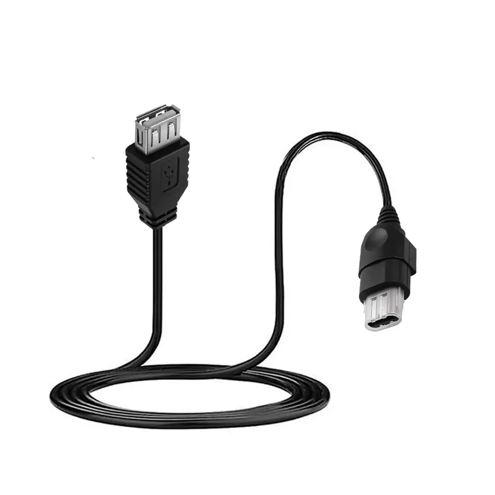 New 0.7m USB Cable For XBOX USB To Xbox Game Controller Adapter Convertion Cable AV Audio Video Cable For PC