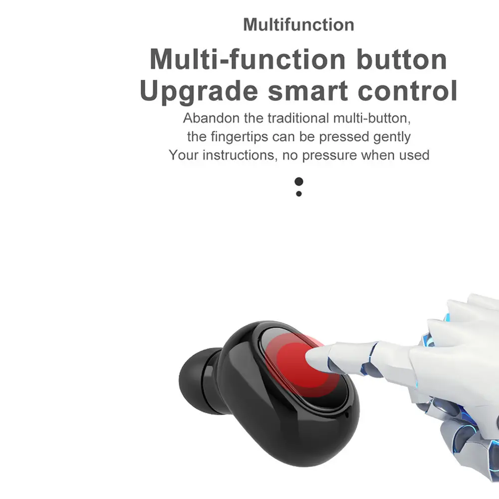 L21 TWS Wireless Bluetooth 5.0 Headphones Waterproof Stereo In-Ear Sports Headsets Music Earphones Stereo Sound Noise Conceling