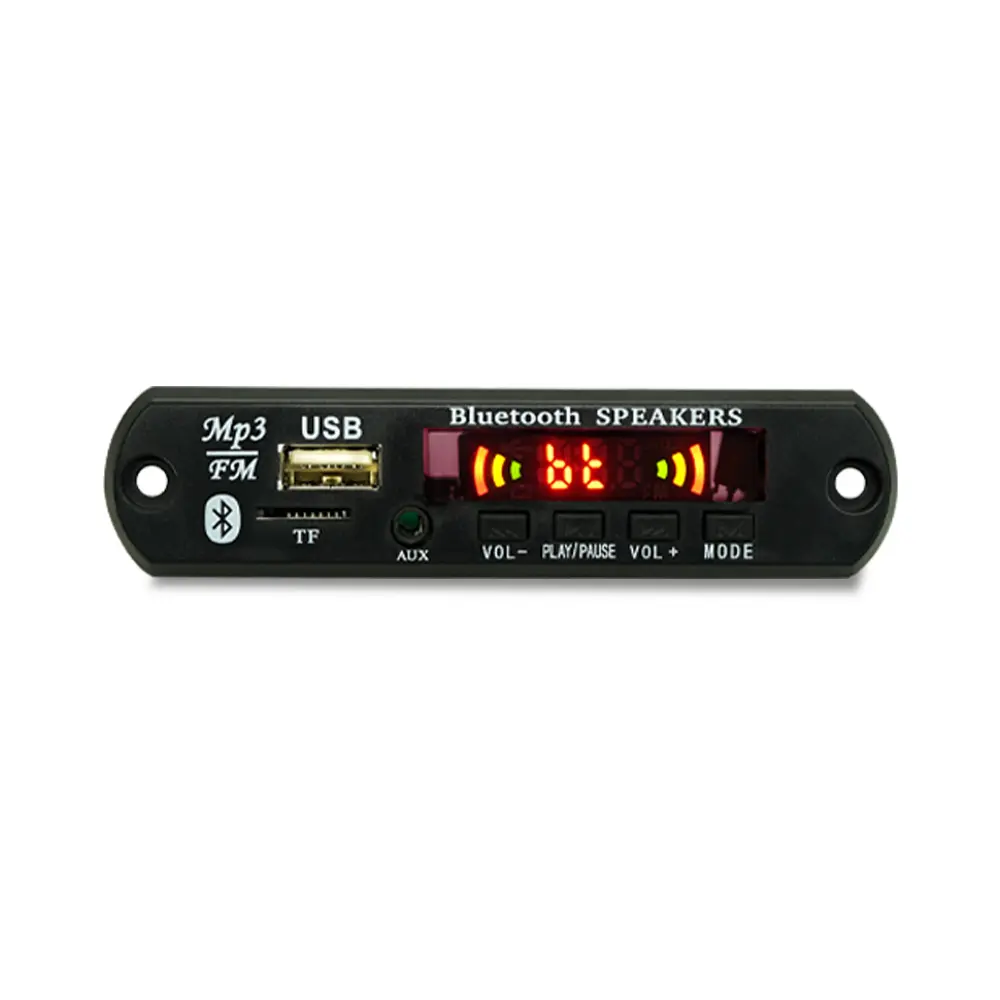 New Bluetooth 5.0 MP3 Player Decoder Board FM Radio TF USB 3.5 mm AUX Module Music Receiver Car Kit Audio Amplifier Board