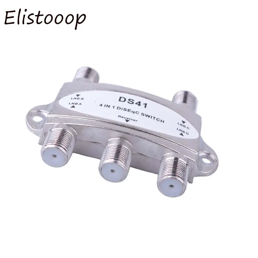 4x1 DiSEqC Switch Satellite Antenna Flat LNB Switch High Quality For TV Satellite Receiver