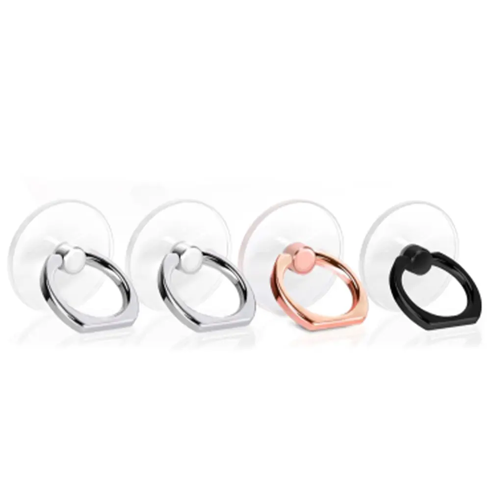 4PCS Cell Phone Ring Holder 360°Rotation Finger Ring Stand Clear Cell Phone Kickstand for Most of Phones Tablet and Case