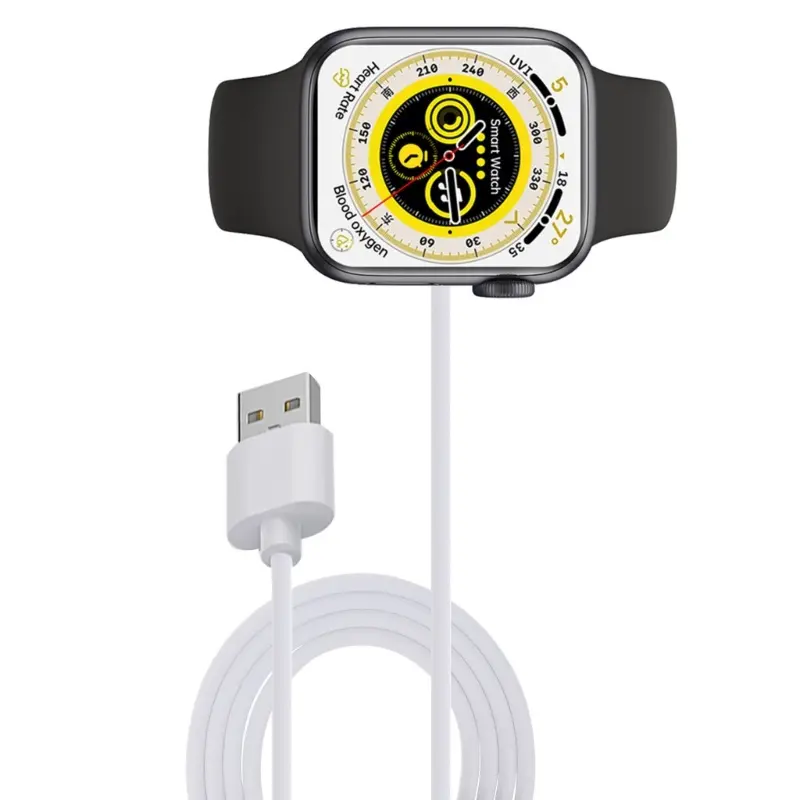 5V USB Charger Adapter Smart Watch Accessories Smartwatch Charging Cable Smartwatch Charger Dock Cord for S8 Pro/DT3/S8 PRO MAX