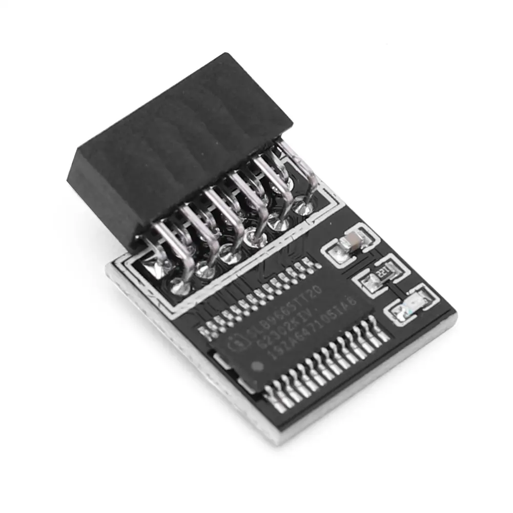 Encryption Security TPM 2.0 Module LPC-12PIN Motherboard Card Security Module Replacement Parts for Gigabyte Motherboard Win11