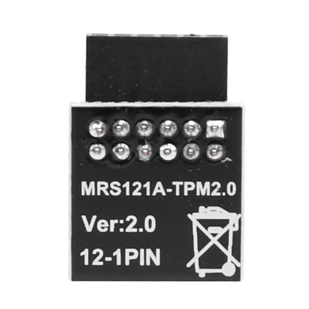 Encryption Security TPM 2.0 Module LPC-12PIN Motherboard Card Security Module Replacement Parts for Gigabyte Motherboard Win11