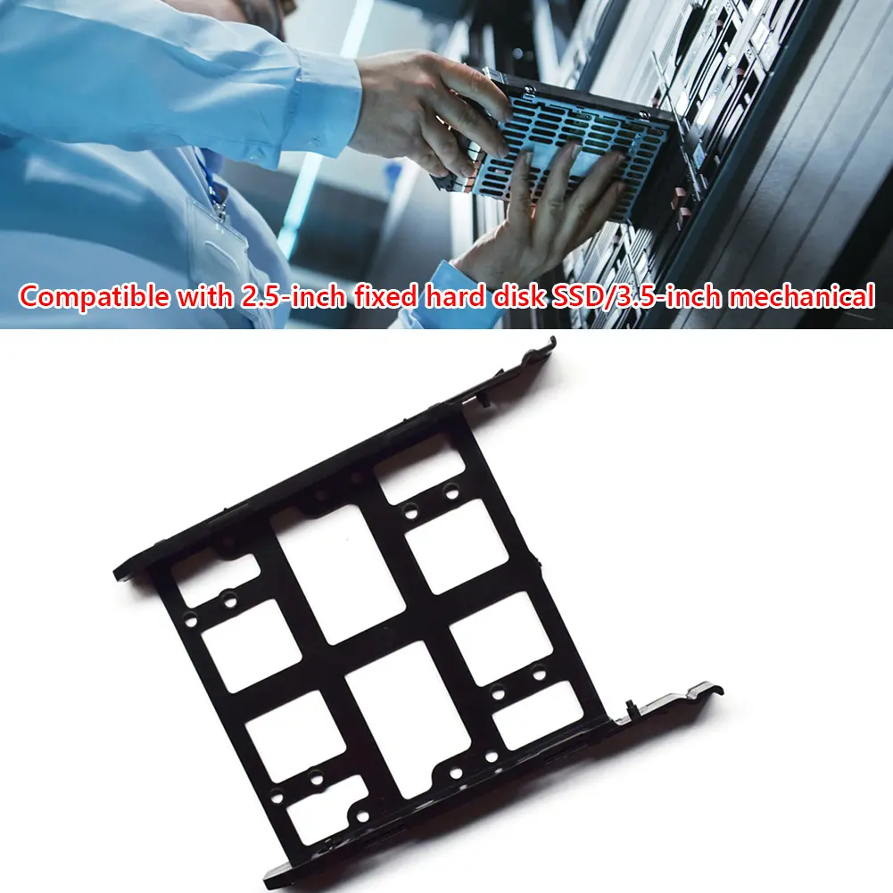 Mounting Bracket Adapter Bracket Plastic Dock Hard Drive Holder HDD SSD for 2.5 inch / 3.5 inch Hard Drive Tray Holder