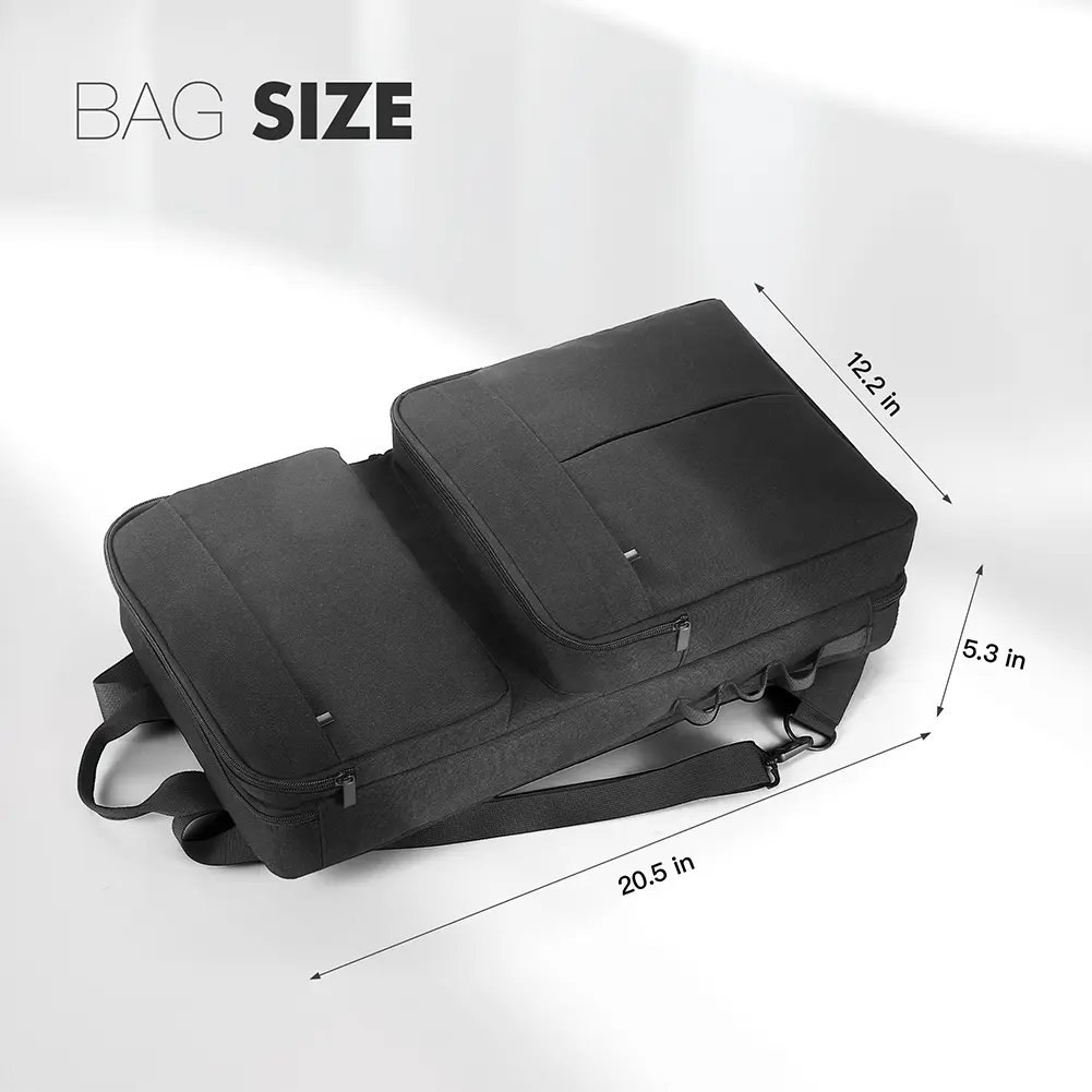 DJ Backpack for Pioneer DDJ-400 DDJ-FLX4/Roland DJ-202 DJ Controller Case Travelling Case Anti-scratch Adjustable Shoulder Strap