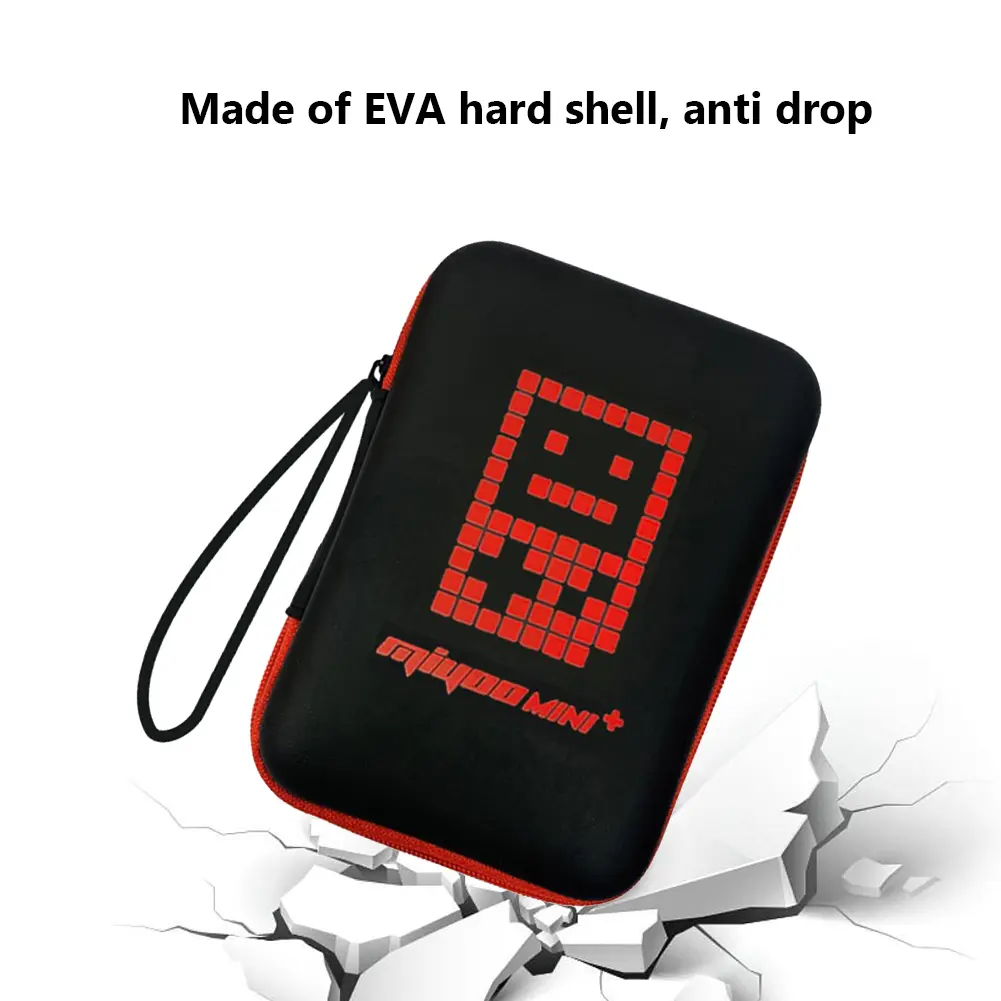 EVA Carrying Case Waterproof Multifunctional Travel Carry Bags Wear-resistant Shockproof for Miyoo Mini Plus for ANBERNIC RG35XX