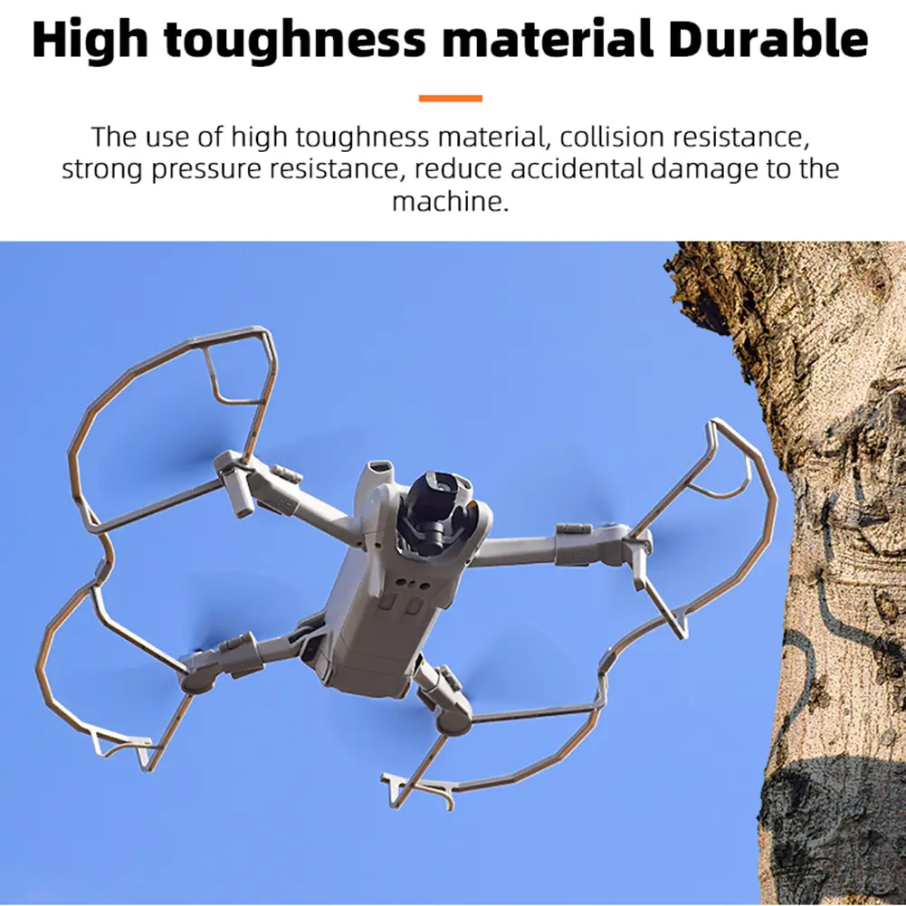 Drone Blade Wing Fan Protective Bumper Cover Lightweight Propeller Blade Protection Drone Accessories for DJI Mini 3/Mini 3 Pro