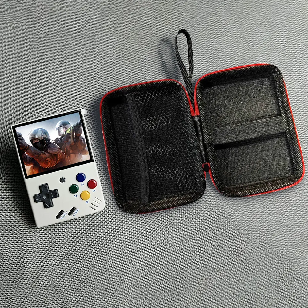 EVA Carrying Case Waterproof Multifunctional Travel Carry Bags Wear-resistant Shockproof for Miyoo Mini Plus for ANBERNIC RG35XX
