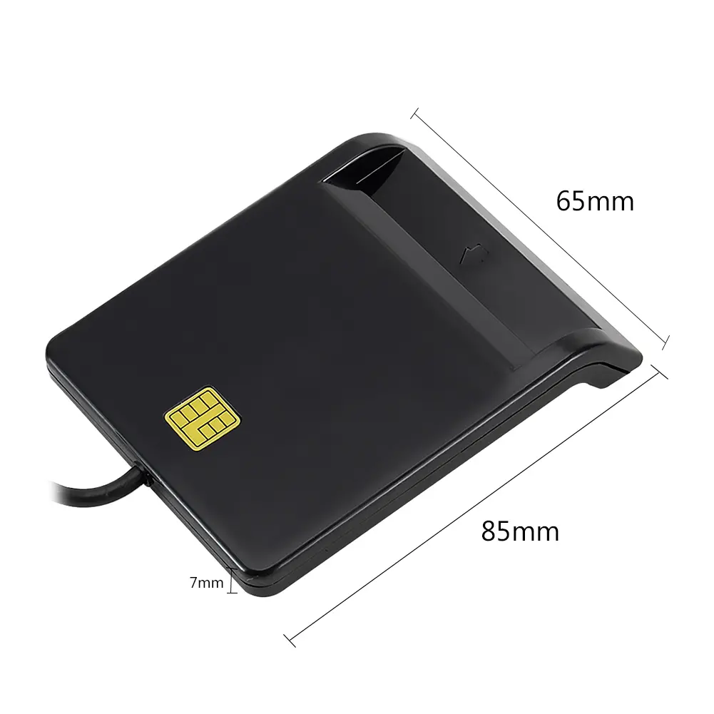 USB 2.0 Smart Card Reader for DNIE ATM CAC IC ID Bank SIM Card for Windows Linux