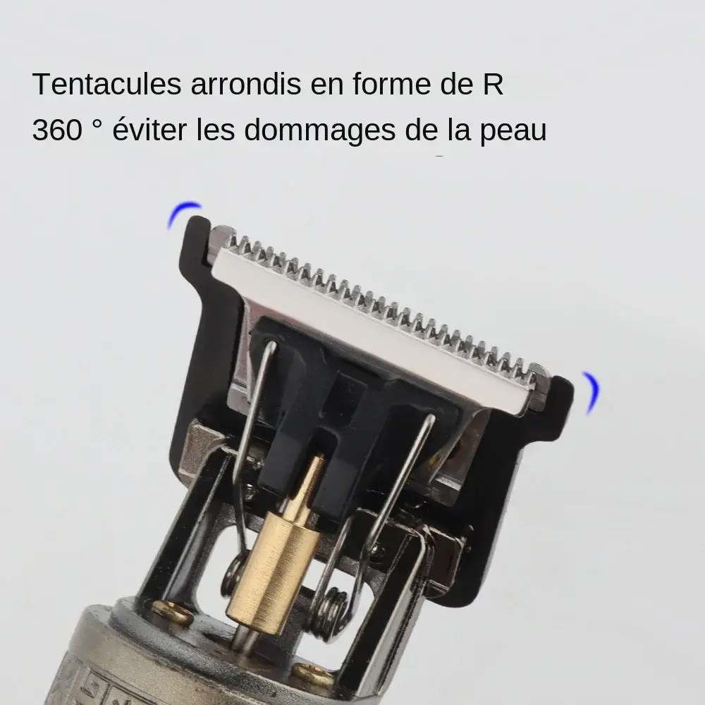Hot Sale Vintage T9 Electric Cordless Hair Cutting Machine Professional Hair Barber Trimmer For Men Clipper Shaver Beard Lighter