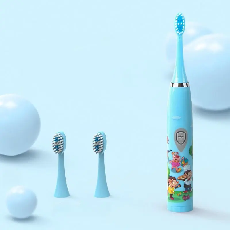 Children's Electric Toothbrush, 3 to 6 to 12 Years Old, Fully Automatic Toothbrush, Rechargeable, Soft-bristled, for Childre