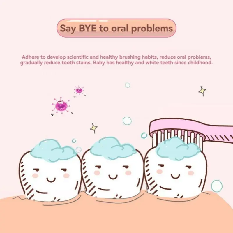 Children's Electric Toothbrush, 3 to 6 to 12 Years Old, Fully Automatic Toothbrush, Rechargeable, Soft-bristled, for Childre