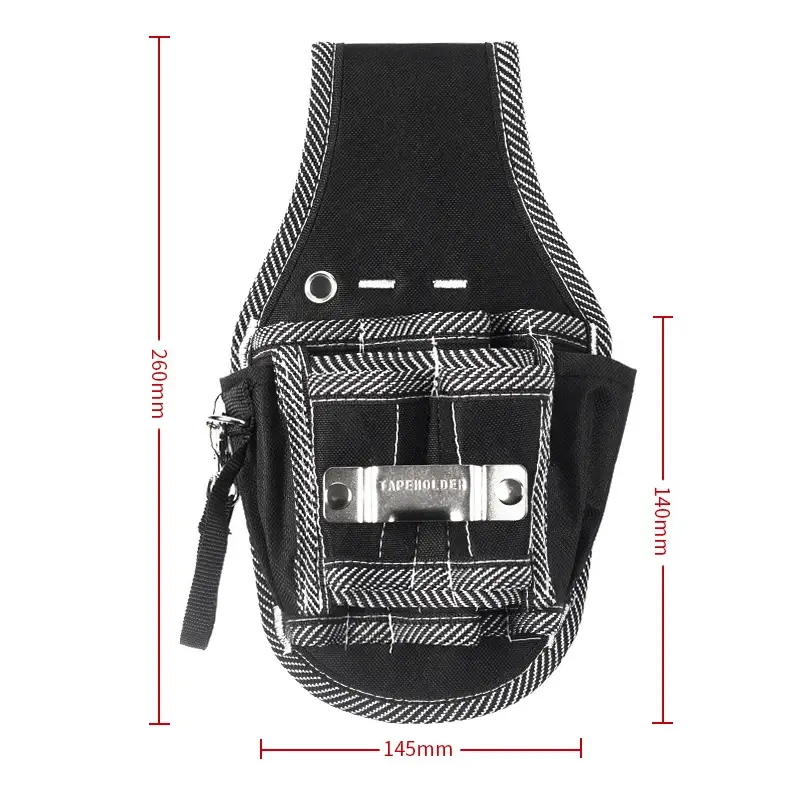 GJB810  9-in-1 high-quality tool waist belt practical kit holder 600D nylon fabric tool electrician waist bag
