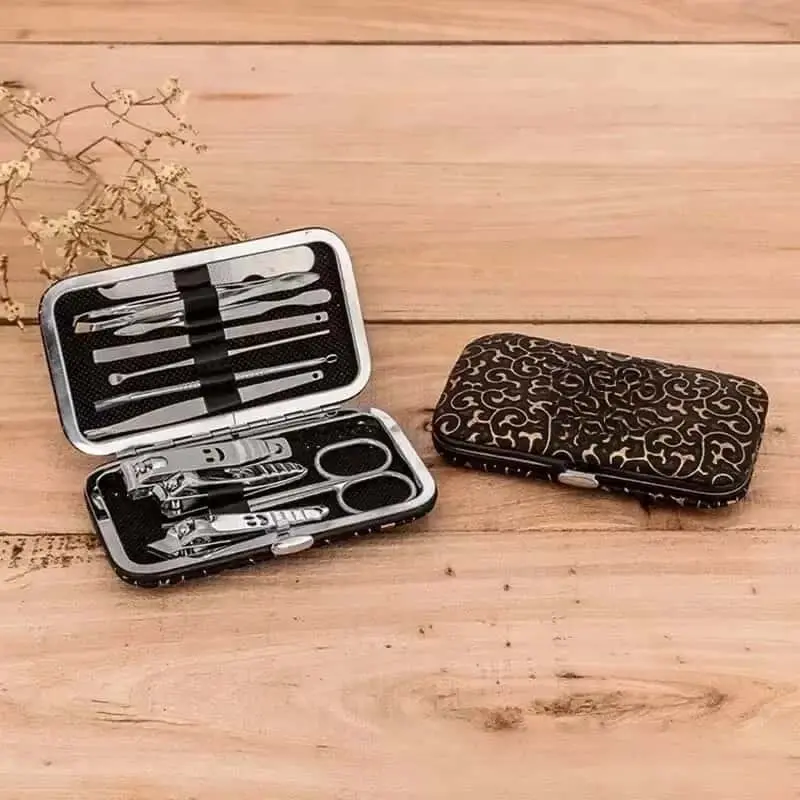 1 Set of 11 Happy Face Nail Tools Nail File Nail Scissors Set