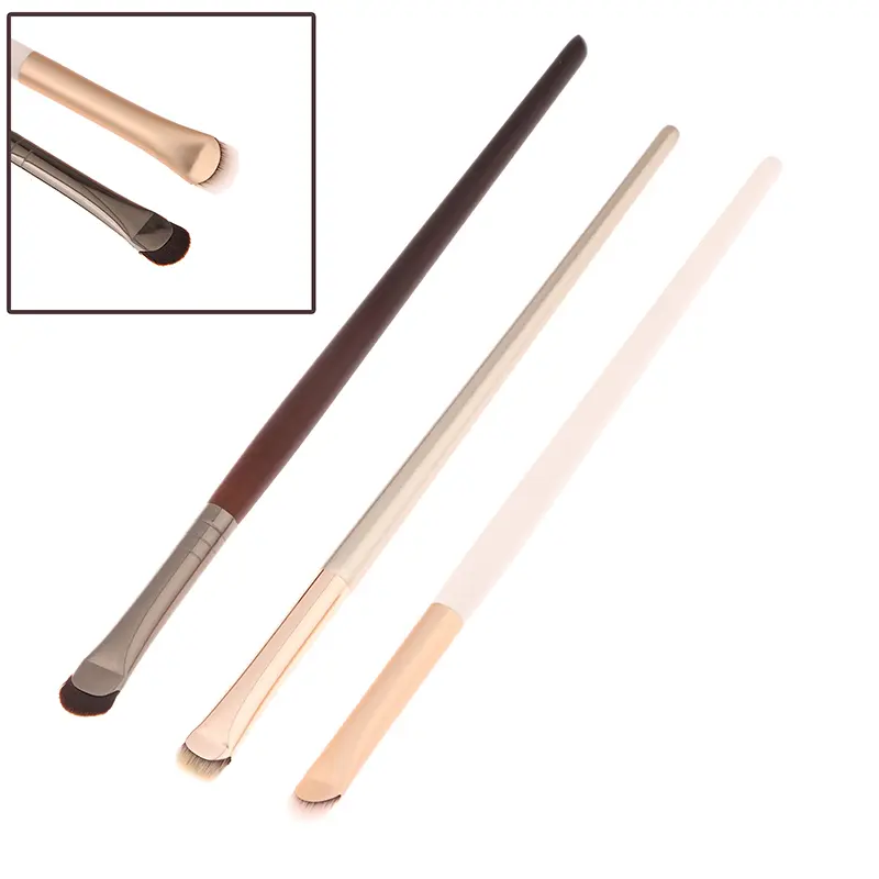 1Pcs Crescent Eyeliner Brush Draw Eyeliner Eyeband Contour Makeup Tools Upgrade half round Blade Eye liner Makeup Brush Thin