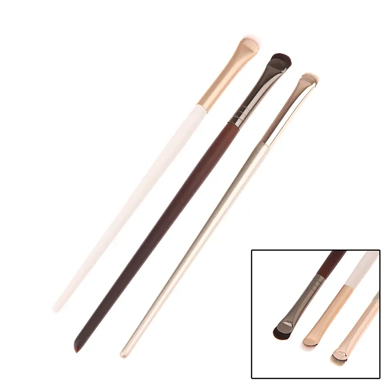 1Pcs Crescent Eyeliner Brush Draw Eyeliner Eyeband Contour Makeup Tools Upgrade half round Blade Eye liner Makeup Brush Thin