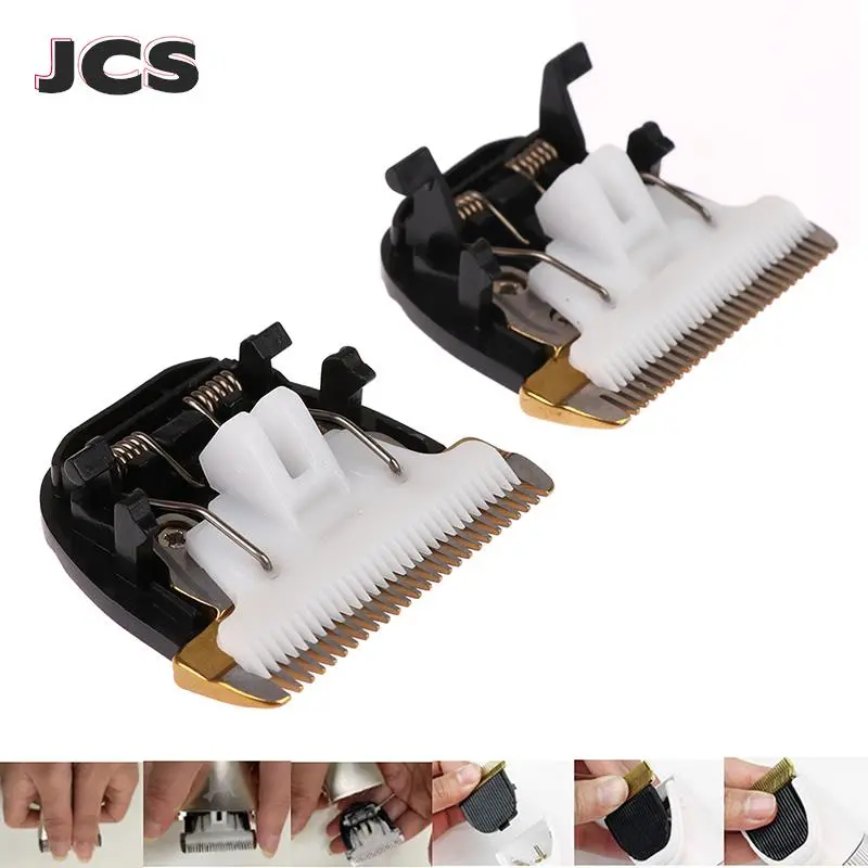 1PC Electric Hair Clipper Trimmer Dogs Cutting Ceramic Titanium Knife Blade Replacement Blade for Pet Grooming Clipper