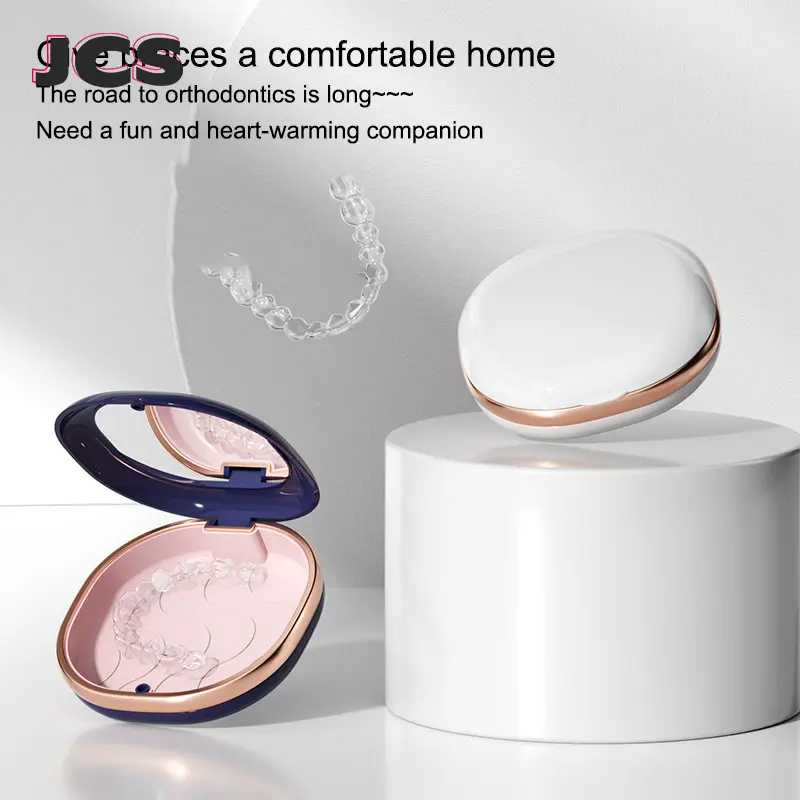1Pcs Braces Case Dental Retainer Box Case Magnetic Aligner Mouth Guard Container For Teeth Travel False Denture Boxes