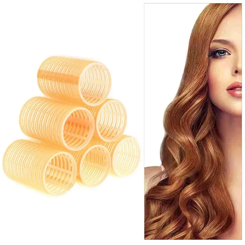 Hair Volume Curlers No Heat Self-Grip Hair Holding Rollers Heatless Curls Modeler Salon Hairdressing Curly Hairstyle Tools
