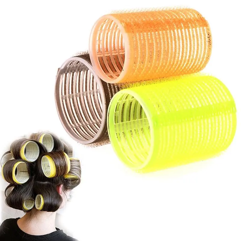 Hair Volume Curlers No Heat Self-Grip Hair Holding Rollers Heatless Curls Modeler Salon Hairdressing Curly Hairstyle Tools