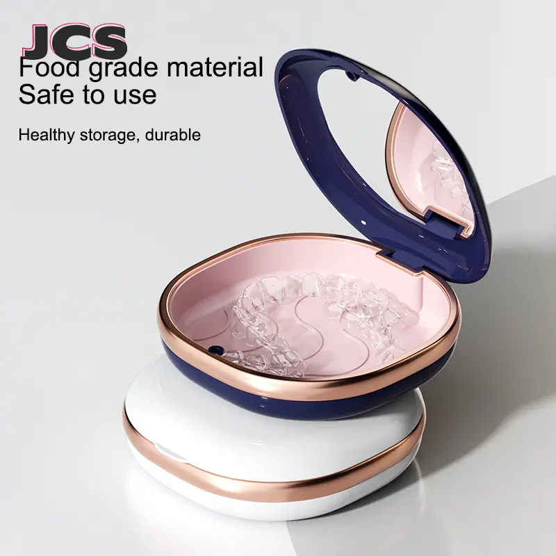 1Pcs Braces Case Dental Retainer Box Case Magnetic Aligner Mouth Guard Container For Teeth Travel False Denture Boxes