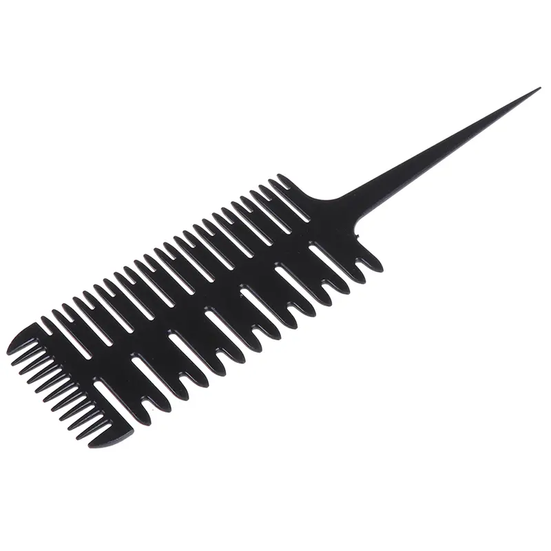 Big Tooth Comb Hair Dyeing Tool Highlighting Comb Brush Salon Pro Fish Bone Design Comb Hair Dyeing Sectioning