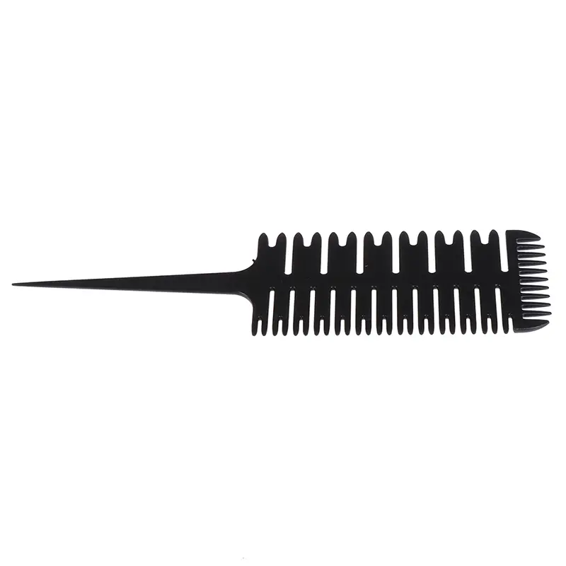 Big Tooth Comb Hair Dyeing Tool Highlighting Comb Brush Salon Pro Fish Bone Design Comb Hair Dyeing Sectioning