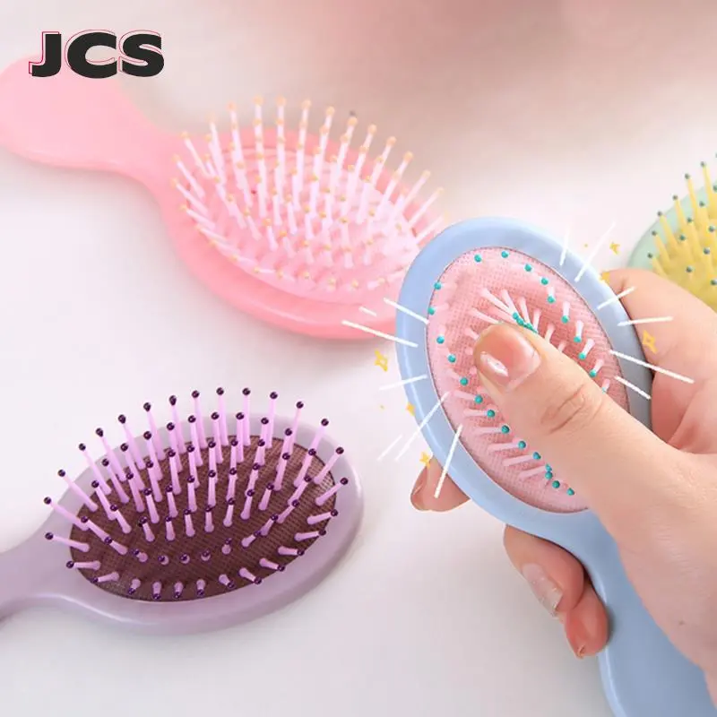 Mini Soft Bristles For Women Baby Girls Kids Wet Hair Brush Hair Combs Small Pocket Travel Hair Brush Hair Combs Toddler