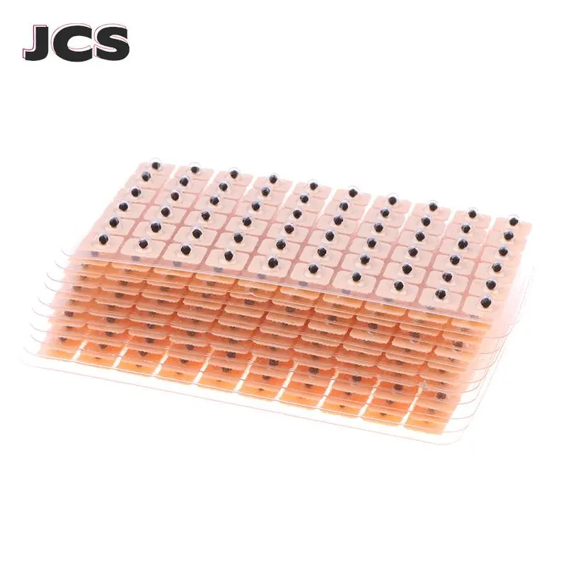 600pcs Relaxation Ears Stickers Therapy Needle Patch Auricular Auriculotherapy Vaccaria Ear Massage Care Sticker