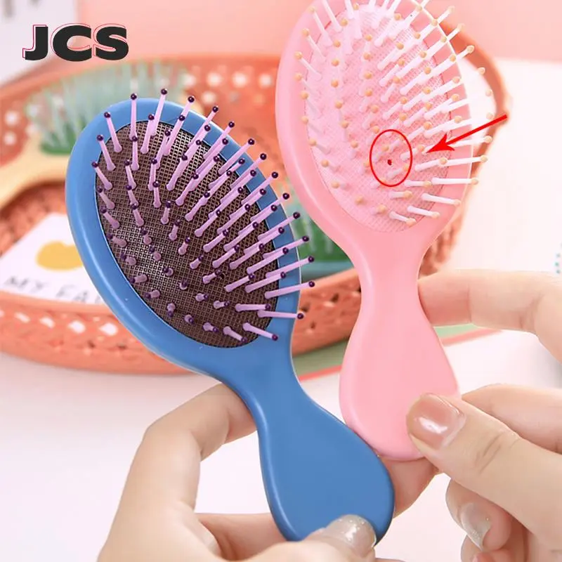 Mini Soft Bristles For Women Baby Girls Kids Wet Hair Brush Hair Combs Small Pocket Travel Hair Brush Hair Combs Toddler