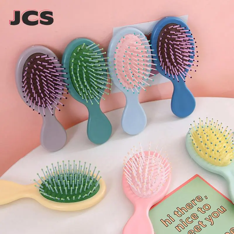 Mini Soft Bristles For Women Baby Girls Kids Wet Hair Brush Hair Combs Small Pocket Travel Hair Brush Hair Combs Toddler