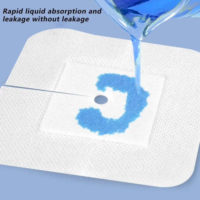 5/10Pcs Drainage Tube Sterile Applicator Peritoneal Dialysis Catheter Bile Duct Nephrostomy Gastric Tube With Hole Sticker Fixed