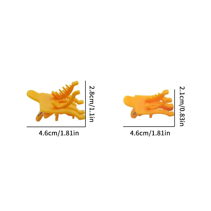 10Pcs S/L Reusable Perm Hair Clip Man Hair Curl Styling Clamps Barbershop Salon Hook Loop Hair Rollers Short Hair Perm Tool