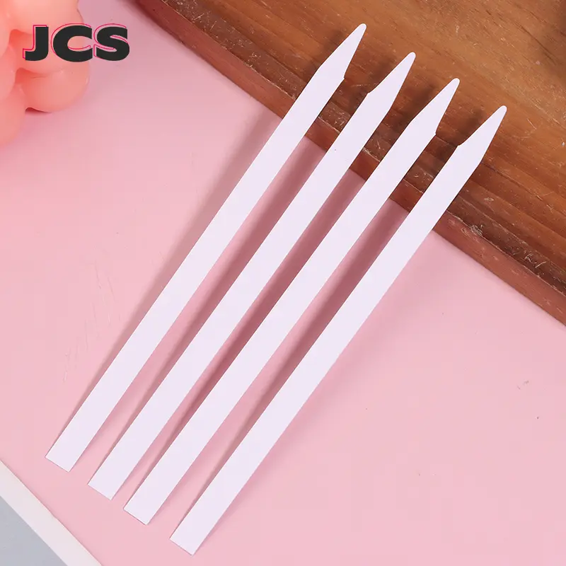 50pcs Tester Strips Fragrance Disposable White Women Smell Paper Paper Strips Test Paper Aromatherapy Perfume Essential Oils