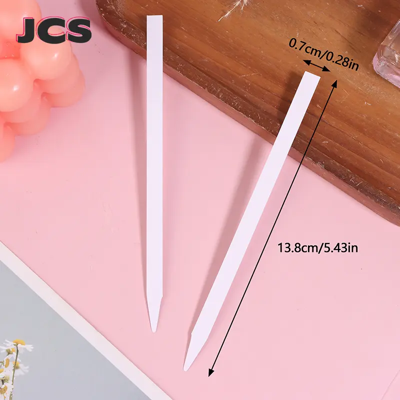 50pcs Tester Strips Fragrance Disposable White Women Smell Paper Paper Strips Test Paper Aromatherapy Perfume Essential Oils